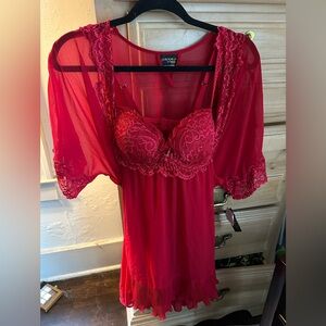 Three piece lingerie set